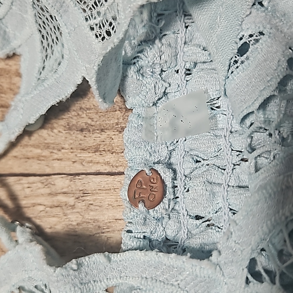 Free People Light Blue Lace Bralette - Picture 5 of 8